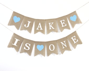 First Birthday Banner, Custom Birthday Banner, Personalized Name Banner, 1st Birthday, First Birthday Banner, Birthday Party Decoration