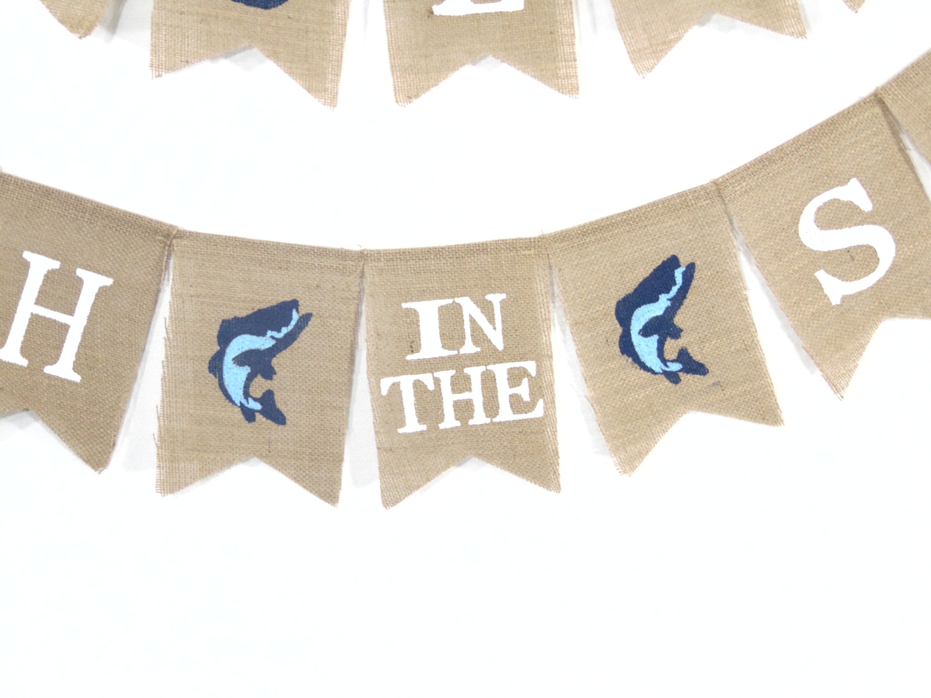 Two Less Fish in the Sea Banner, Nautical Wedding, Nautical Bridal Shower  Banner, Bridal Shower Decorations, Couples Shower Decorations 