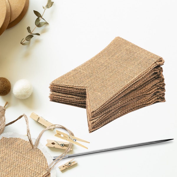 Additional Blank Burlap Flags