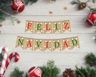 Feliz Navidad, Feliz Navidad Banner, Christmas Decor, Feliz Navidad Decor, Hispanic Christmas Decor, Christmas Decor, Holiday Decor