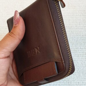Leather Wallet, gift for men, Coin Wallet, gift for him