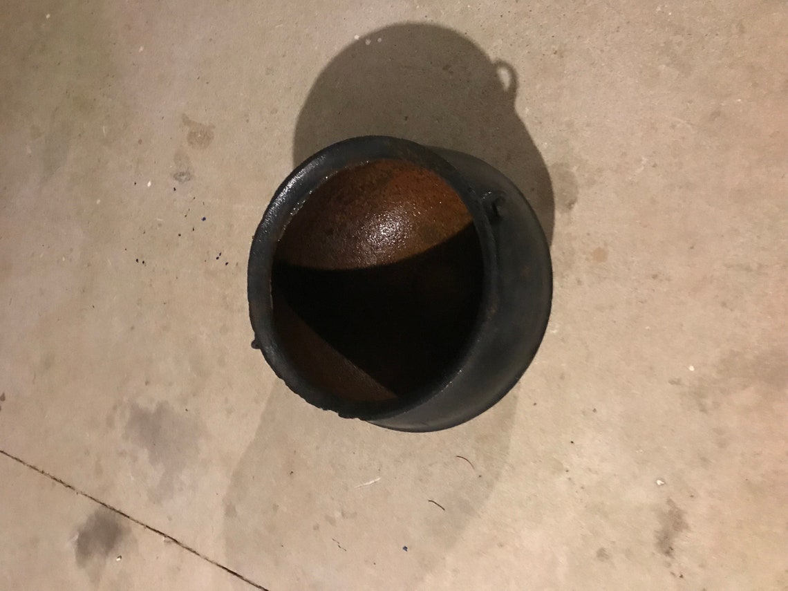 Antique Cast Iron Large Cauldron Double Makers Marks 15 Gallon | Etsy