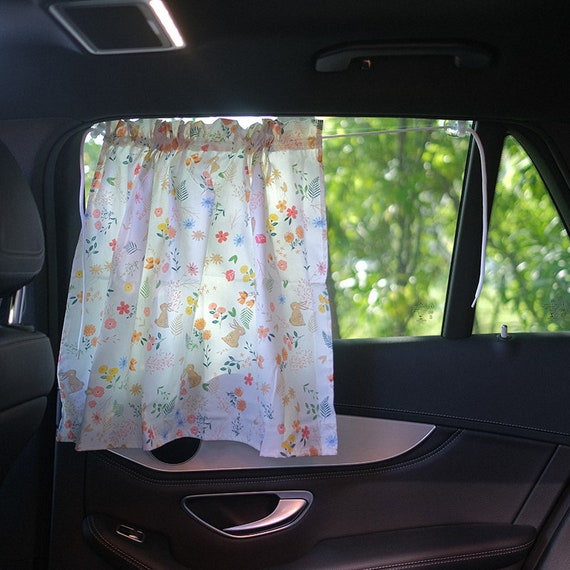 Cute Flower Car Window Sun Shade Curtain Car Accessories for Girls Babys  Women Kawaii Car Decor - Etsy