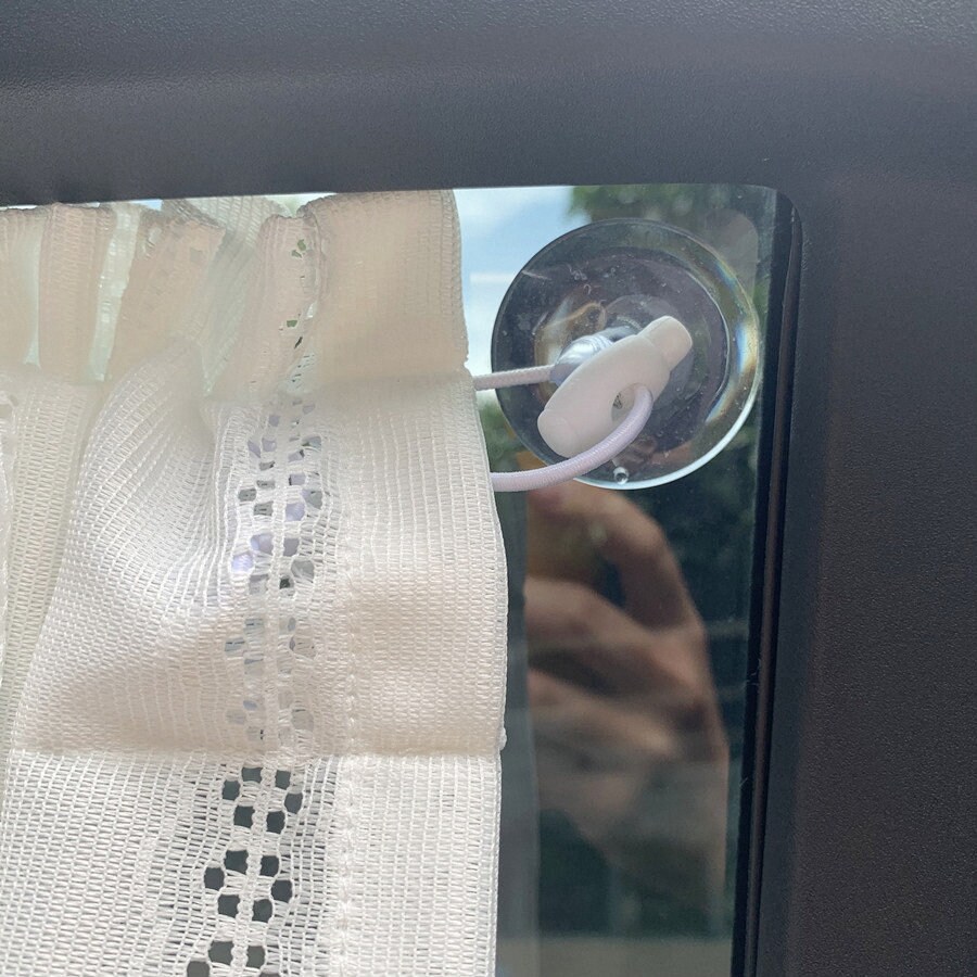 Blanc Dentelle Voiture Fenêtre Sun Shade Rideau Accessoires de voiture Pour  Filles Bébés Femmes Kawaii Voiture Décor Grande Taille -  France