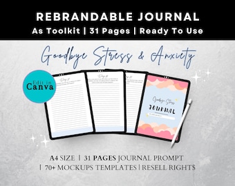 Anxiety and Stress Journal Prompts, Coaching Toolkit, Coaching Journal Templates Life Coaching Journal Life Coaching Templates Life Coach