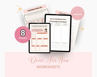 Programa de coaching de marca Plantillas de hojas de trabajo de coaching Libro de trabajo, kit de herramientas de sesiones de coaching para entrenadores de vida, entrenadores espirituales de curación