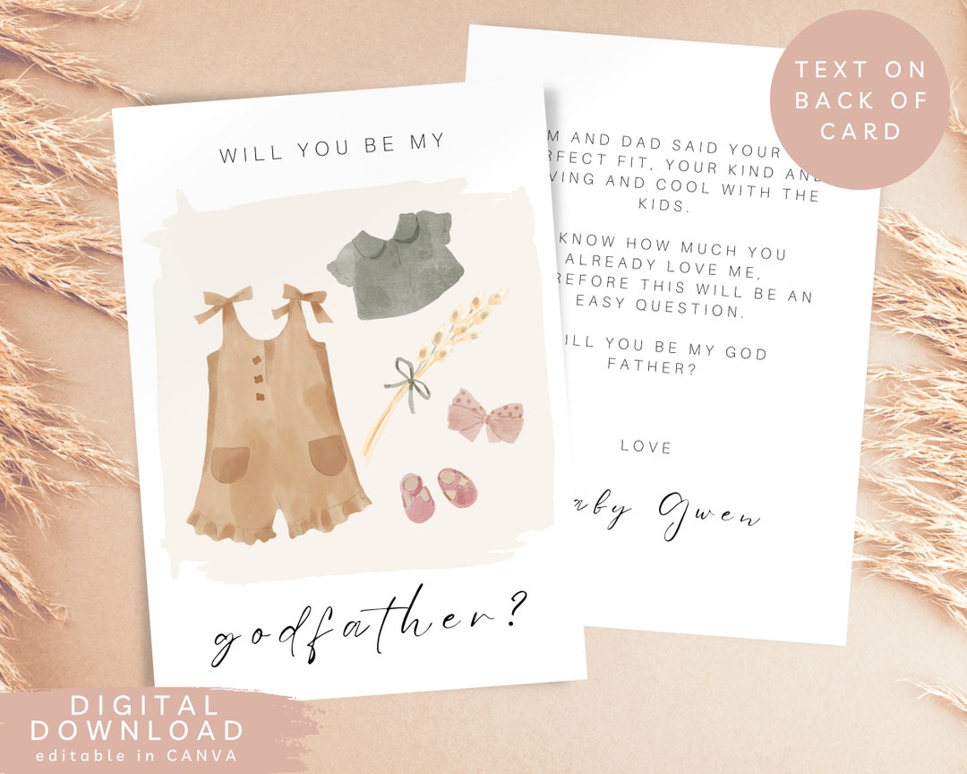 AIZFFZY Will You Be My Godfather Proposal From...
