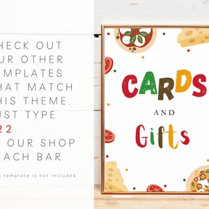 Editable Make Your Own Pizza Instructions Sign, Slice of Fun Pizza ...