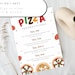 Editable Make Your Own Pizza Instructions Sign, Slice of Fun Pizza ...