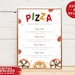Editable Make Your Own Pizza Instructions Sign, Slice of Fun Pizza ...
