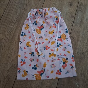 Kinderbeutel, Aufbewahrungsbeutel, Stoffbeutel, wiederverwendbare Tasche, Schultasche, Zero Waste