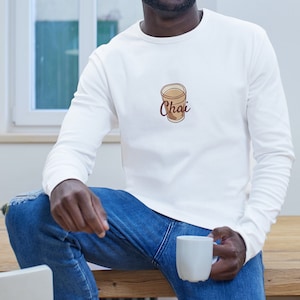 Long Sleeve Chai lover shirt | Karak Chai shirt | Desi gift for him | gift for her | tea lover | Pakistani | Indian | Eid | Ramadan | Diwali