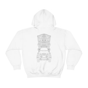 Truck Art Stencil Pakistan Streetwear Hoodie | Desi Pakistani Hoodie | Urdu Sweatshirt Gift | Pakistan Truck Stencil | Urdu | Eid Ramadan
