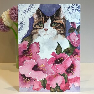Set of 6 | Various Cat Greeting Card Pack | Bundle of 6 Cards | Kitty
