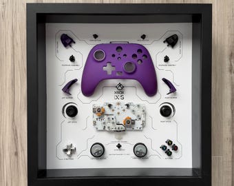 Purple Xbox X/S Controller Teardown Art