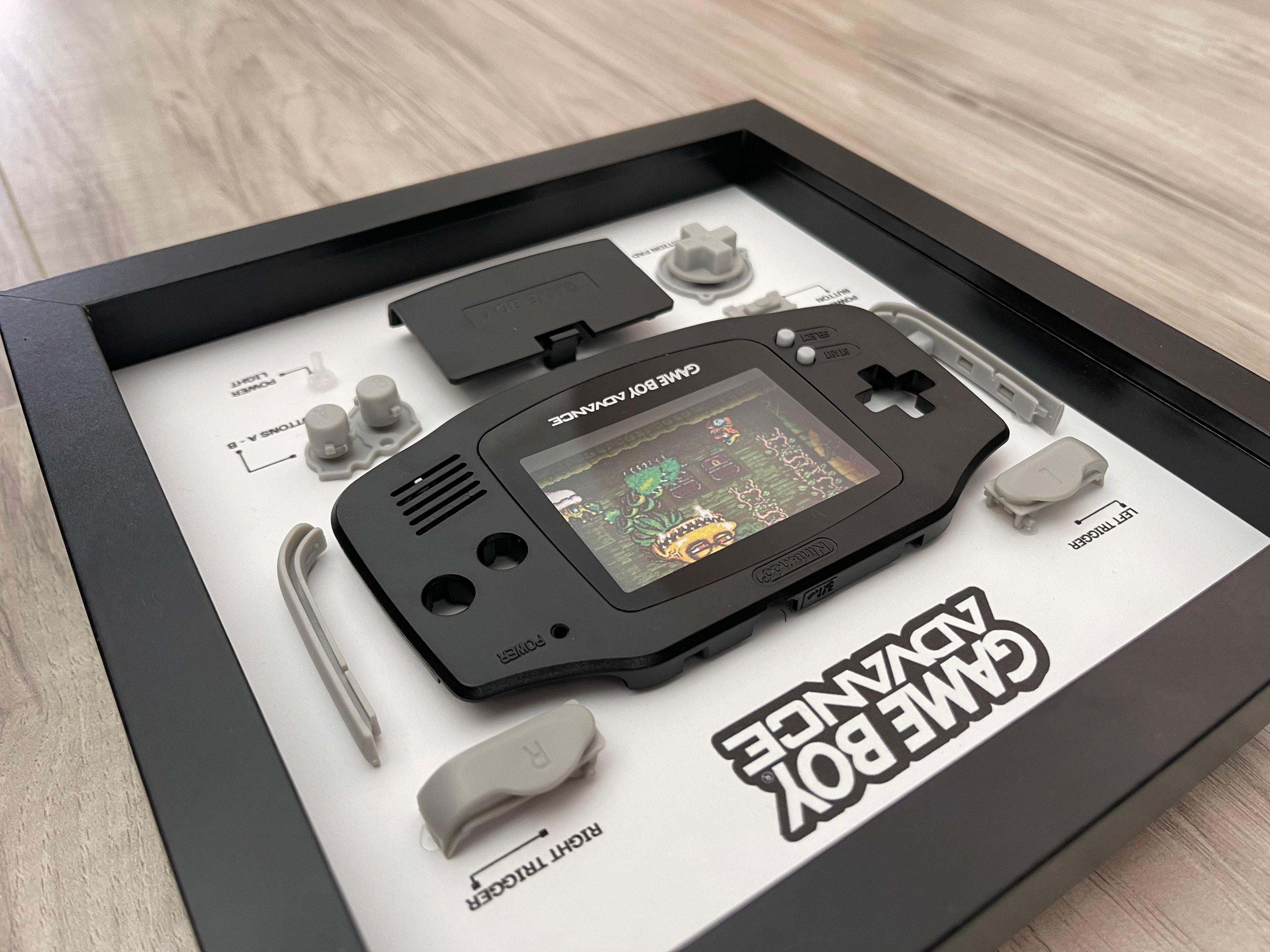 Black Gameboy Advance Teardown Art - Etsy