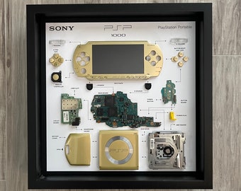Gold PSP1000 Teardown Art