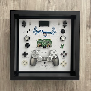 Silver DualShock 4 Controller Teardown Art