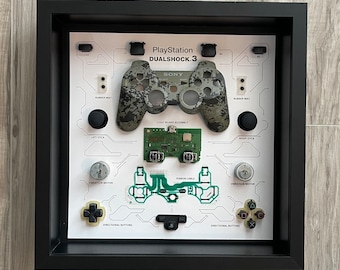 Camo DualShock 3 Controller Teardown Art