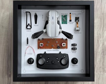 White Drone Teardown Art