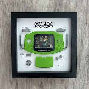 Green Gameboy Advance Teardown Art
