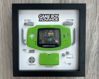 Green Gameboy Advance Teardown Art