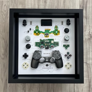Gunmetal DualShock 4 Controller Teardown Art