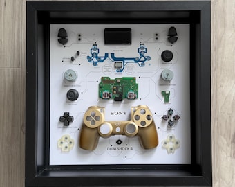 Gold DualShock 4 Controller Teardown Art