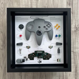 GENERIC Grey Nintendo64 Controller Teardown Art