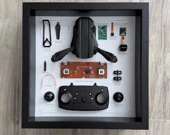 Black Drone Teardown Art