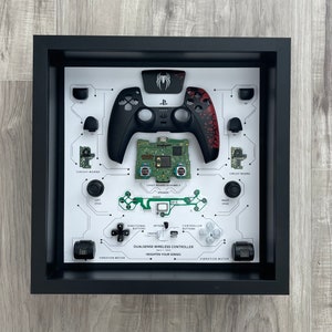 Spiderman DualSense Controller Teardown Art