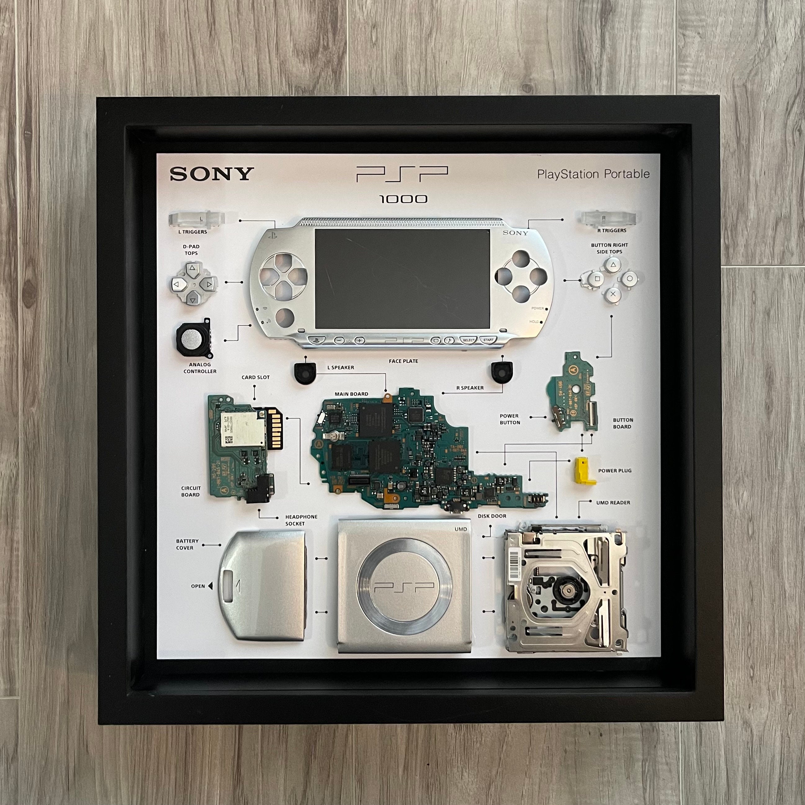 Silver PSP1000 Teardown Art - Etsy Canada