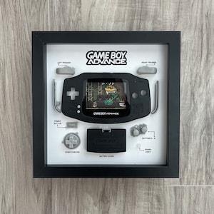 Black Gameboy Advance Teardown Art