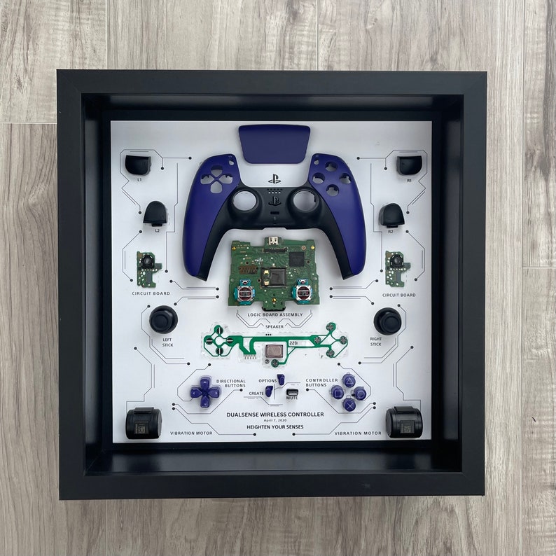 Purple Dualsense Controller Teardown Art - Etsy