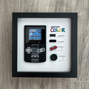 Retro Gameboy Color Teardown Art