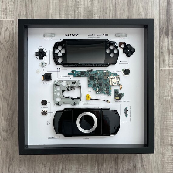 Black PSP2000 Teardown Art - Etsy Canada