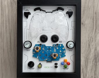 8X10 Clear Xbox 360 Controller Teardown Art