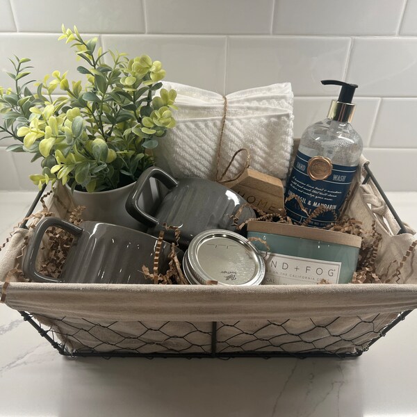 Gift Basket | housewarming gift basket, fall gift basket, closing gift basket, friend gift basket, real estate gift basket