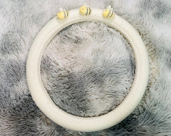 Fleece stuurhoes Little Bee: antislip autoaccessoire