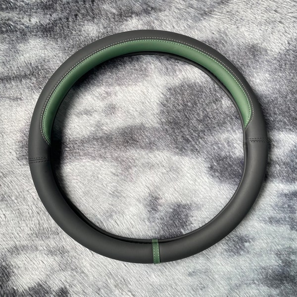 Dark Green Steering Wheel Cover Etsy