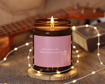 Love You To The Moon Soy Candle, Swiftie Gift