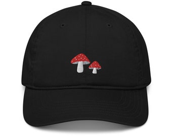 Chapéu Mushy Mushy de Cogumelo Duplo Algodão Orgânico Eco NB Dad Cap