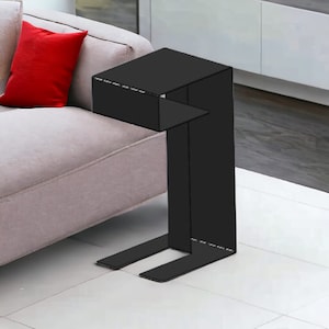 Industrial Coffee Table Nightstand DXF File: CNC Laser Cut Metal