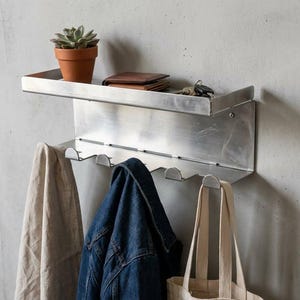 Accesorio de suspensión de pared industrial, archivo DXF SVG cortado con láser CNC