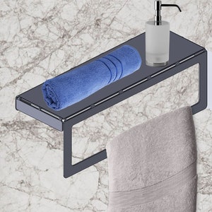 Industrial Towel Holder DXF File: CNC Laser Cut Metal