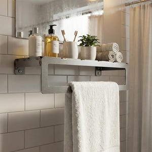 Industrial Towel Holder DXF-DWG File: CNC Laser Cut Metal