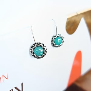 Sunshine Sparkle - Unique Opal Drop Earrings for Her - Custom by LuzEternaArt