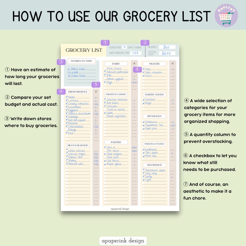 grocery-shopping-list-printable-and-digital-grocery-list-etsy