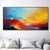 Nordic Style Snowy Mountain Pine Forest Oil Painting Wall Decor ...