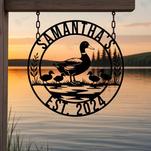 Custom Duck Farm Sign, Duck House Metal Sign, Quack Shack Sign, Farm Duck Coop Sign, Gift for Duck Lovers, Gift for Farmers
